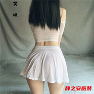瑪菲萱迷你超短裙性感包臀齊小短裙露底「翹臀小妞」性感外穿半透視半身 白色冰絲超短裙 單裙 90-135斤內(nèi)適穿