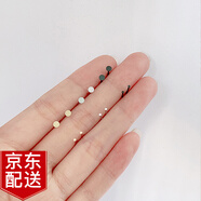 Warme Farben 養(yǎng)耳棒洞圓形耳釘女日韓簡約冷淡風(fēng)百搭網(wǎng)紅小巧耳飾品 黑色耳釘 大