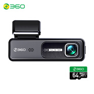 360行車(chē)記錄儀K380JL版 1080p高清拍攝 微光夜視 智能語(yǔ)音+64G卡