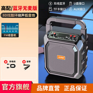 全球音無(wú)線(xiàn)藍牙音箱戶(hù)外廣場(chǎng)舞音響大音量K歌唱歌手提便攜式可插卡U盤(pán)收音機地攤廣告擺攤收錢(qián)碼語(yǔ)音播報 高配8D+背帶+遙控