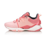李寧（LI-NING）跑步鞋女2020新品Crazy RUN X女子回彈減震跑鞋ARHQ022 淺櫻粉/冰莓紅ARHQ022-1 36
