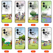 HERONSWINGiqoo12手機(jī)殼iqoo11s硅膠iqoo10動(dòng)漫iqoo12pro防摔neo3全包z3軟殼 小學(xué)課本 語文 數(shù)學(xué)  個(gè)性惡搞 高清玻璃殼-備注型號和圖片編號