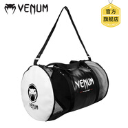VENUM 毒液圓筒包 斜跨健身房鏤空運(yùn)動(dòng)包拎包無隔層柔術(shù)道服包搏擊拳擊 黑白色