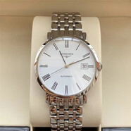 【二手99新】浪琴（LONGINES）男表博雅系列 商務(wù)休閑男士超薄自動機(jī)械手表 瑞士品牌天文臺認(rèn)證 37mm 羅馬白盤 L4.810.4.11.6