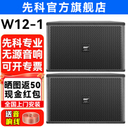 先科專業(yè)無源音響會(huì)議室酒店家庭影院家庭ktv客廳背景音樂培訓(xùn)專用系統(tǒng)壁掛音箱一對(duì) 【W(wǎng)12-1】12吋超薄無源音箱一對(duì)