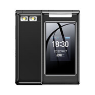 金立（Gionee）S9新款雙屏翻蓋老人手機4G通老年人學(xué)生男士女士商務(wù)大屏大字 黑色 4G通套餐二手機+充電器+電池+32