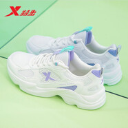 特步（XTEP）女鞋跑步鞋2025新款運(yùn)動鞋女夏季休閑鞋子網(wǎng)面透氣跑鞋 米紫-7552 39