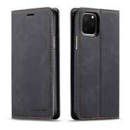 適用 iPhone13Pro 錢包皮套8Plus手機殼蘋果12ProMAX保護套XR插卡 黑色 iPhone 11(5.8)