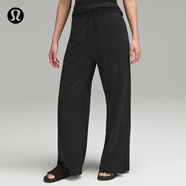 lululemon丨French Terry 女士毛圈布高腰長褲 LW5FTEA 黑色 L