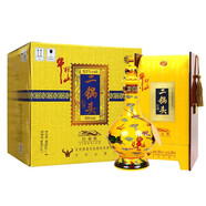 牛欄山（niulanshan）白酒 【假一罰十】 北京牛欄山  清香型白酒 60度 600mL 4瓶 至尊經(jīng)典黃龍 整箱