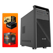 AMD銳龍5 5600G處理器+長城HOPE-4500DS電源+商祺R25機箱套裝