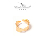 Michael Michaud山月桂戒指女指環(huán)開口鍍金小眾設計文藝復古配飾送女友七夕禮物