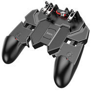 浩酷 GM7雄鷹六指游戲手柄 吃雞裝備通用手機游戲 黑色