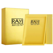芮一ray泰國面膜35g（保濕補水修復痘印收縮毛孔金銀嬰兒蠶絲面膜套) 金色五盒共50片【修復滋養(yǎng)】
