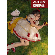 洛麗塔夏裝兒童卡通公主高級(jí)禮服裙連衣裙短袖女童公主裙生日裙 公主裙+亮燈星星裙撐 100cm（偏小，拍大一碼）