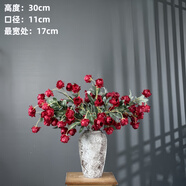 景德鎮陶瓷花瓶擺件客廳插花落地高級感種花盆大復古陶罐水養中式 復古潑釉中號【不含花】