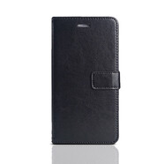 居小智適用紅米note10pro手機殼翻蓋式皮套redmi錢包款插卡外殼全包邊防摔軟內(nèi)殼保護套男女款 紅米note10pro 5G【黑色】 錢包式皮套