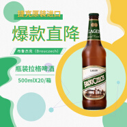 布鲁杰克（Brouczech）瓶装拉格啤酒500ml*20瓶 整箱装 捷克原装进口 春日出游