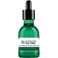 美體小鋪（The Body Shop） 茶樹抗瑕疵日常精華液控油平衡祛痘痘閉口粉刺清爽 50ml NO COLOR os
