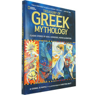 英文原版 國家地理National Geographic Treasury of Greek Mythology 希臘神話故事 精裝大開本 國家地理全彩插畫神話系列