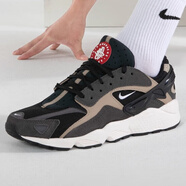 耐克（NIKE）男鞋 Air Huarache Run舒適減震支撐低幫休閑跑步鞋 819685-016 DZ3306-003 36
