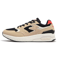 361°男鞋運動(dòng)鞋2024年春季新款厚底增高復古文化慢跑鞋男復古老爹鞋 曜石黑/燕麥奶 39