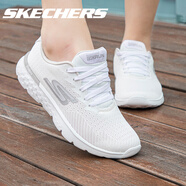 Skechers斯凱奇男鞋運(yùn)動(dòng)鞋秋季旗艦網(wǎng)面透氣休閑鞋跑步鞋 【女款】白色【偏小半碼】 41