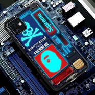 適用紅魔9pro+手機殼紅魔8spro潮牌紅魔7s來(lái)電發(fā)光8pro創(chuàng  )意防摔手機保護殼套 拆機骷髏頭 紅魔9 Pro