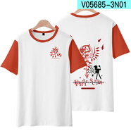 簡(jiǎn)顧 東方project周邊短袖博麗靈夢(mèng)琪露諾圓領(lǐng)T恤二次元周邊男女學(xué)生動(dòng)漫cos衣服 印象7款 3XL