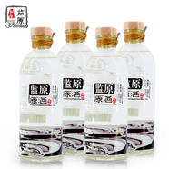 監原糧食酒 監利糧酒清香型白酒糧食酒純糧原漿酒純糧口糧酒白酒水 53度 450mL 4瓶 【白酒整箱】