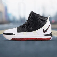 耐克（NIKE） Zoom Lebron 3 LBJ3 詹姆斯3代戰(zhàn)靴復(fù)刻 男子籃球鞋 AO2434-101 黑白紅 46