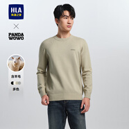 海瀾之家（HLA）針織衫男秋季山不在高系列毛衣男秋季 HNZAW3W126A卡其F5 M 170/88A 推薦63-68kg