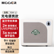 MOOER魔耳大黃蜂電吉他音箱綜合效果器音響 White 白色15w Li 充電款
