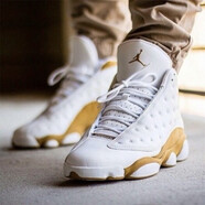 耐克（NIKE）AJ13 男鞋女鞋 Air Jordan 13 喬13 反轉(zhuǎn)黑白 復(fù)古運動休閑籃球鞋 DJ3003-171/414571-171小麥白粽 41