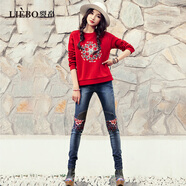 裂帛【電影堅如磐石同款】裂帛褲王修身顯瘦百搭神褲小腳牛仔褲51AN00 復古牛仔藍 29