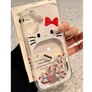 電小嘟大嘴KT貓流動(dòng)KT適用蘋果16promax流沙手機(jī)殼iphone14pro新款13高級(jí)感12可愛15plus全包15少女心11 【大嘴巴KT】流沙KT貓 iPhone 16Pro