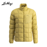 Lundhags隆哈Tived Down戶(hù)外輕量羽絨服保暖防寒白鴨絨立領(lǐng)外套男42609-23 稻草黃 L