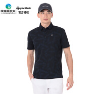 Taylormade泰勒梅 高爾夫服裝男裝春夏新款 短袖T恤polo衫 golf運動上衣 M19650 海軍藍 XL