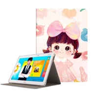 WAINIYO 讀書(shū)郎G90保護套G100A G500X皮套G600 G550A/S學(xué)生平板防摔外殼 蝴蝶結女孩【保護套+護眼鋼化膜】 讀書(shū)郎G100A/G500X