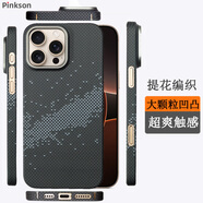 Pinkson凱夫拉蘋果16保護(hù)套iPhone16ProMax手機(jī)殼輕防摔男士超薄全包磨砂硬殼芳綸碳纖維散熱新款商務(wù)高檔 【浩瀚星辰】提花編織 【iPhone16 Pro Max】