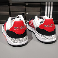 阿迪達(dá)斯 （adidas）男鞋春季新款運(yùn)動(dòng)鞋neo防滑耐磨百搭低幫板鞋時(shí)尚休閑鞋JQ3926 JP9962/白黑紅 42