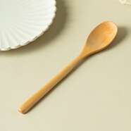 onlycook荷木勺子 日式長(cháng)柄攪拌勺甜品勺咖啡小勺子 寶寶喂飯勺小調羹 