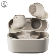 鐵三角CKS30TW+ 真無(wú)線(xiàn)降噪藍牙耳機 入耳式音樂(lè )重低音防水 兼容蘋(píng)果華為小米手機 米色