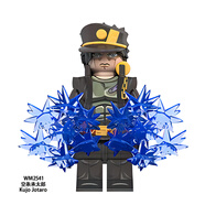 F 方橙 FORANGE國產(chǎn)動漫積木人仔JOJO奇妙冒險空條承太郎里奇艾爾花京院典明玩具 WM2541空條承太郎
