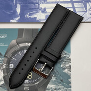 聚優(yōu)藍適用于天梭1853經(jīng)典系列T033原廠(chǎng)皮帶 T033410a T033410b原裝表帶 平紋黑色+銀色針扣 19mm