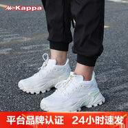 Kappa夏季女運(yùn)動(dòng)鞋休閑復(fù)古旅游鞋跑鞋K0A25MC23 35 月灰色-133