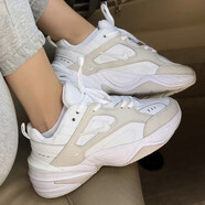 耐克（NIKE）女鞋新款運動(dòng)鞋ZOOM 2K復古老爹鞋黑白熊貓鞋休閑鞋緩震跑步鞋 AO3108-006（幻影灰白） 37.5