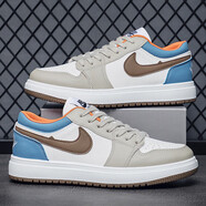 品牌斷碼特價(jià)清倉男鞋超纖皮面四季莆田休閑鞋板鞋..... 丹青（建議拍大一碼） 耐克NIKE 40