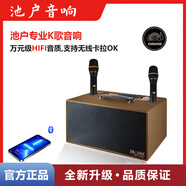 池戶(hù)KG05HIFI音響，家用K歌音響，低音炮 褐色+支架