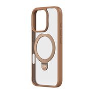 ZGA 銳動(dòng)支點(diǎn)磁吸保護(hù)殼 適用于蘋果手機(jī) for iPhone 16 支架來回折疊 支持8000次  金屬按鍵 手機(jī)殼 金色 iPhone 16 Pro max 6.9